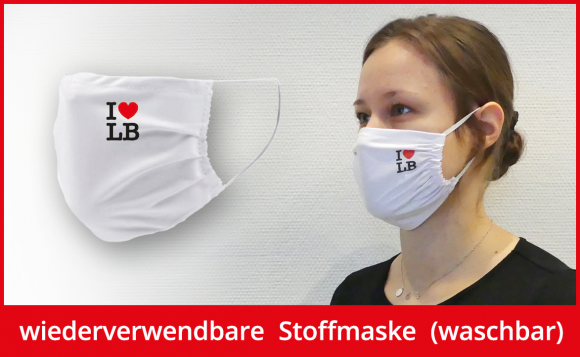 Maske -I love LB-
