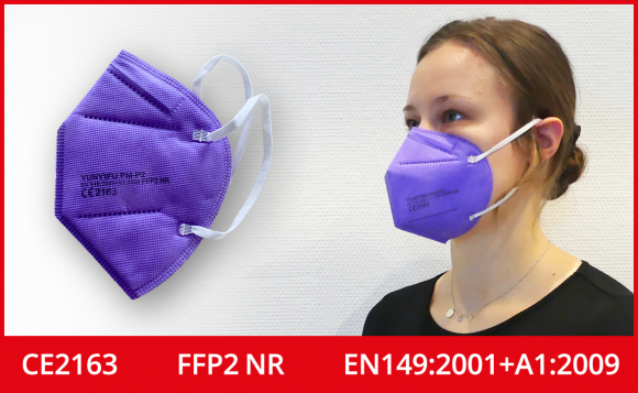 FFP2 Maske lila