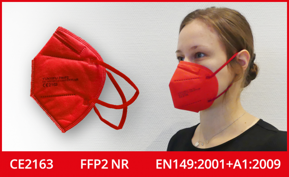 FFP2 Maske rot